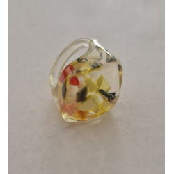 Bague cubique en résine...