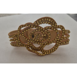 Bracelet strass en tissu