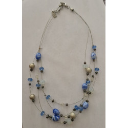 Collier sautoir en perles