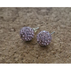 Boucles d'oreille strass