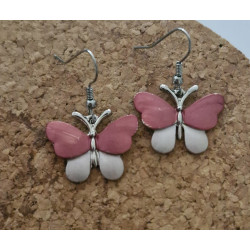 Boucles d'oreilles papillon