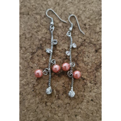 Boucles d'oreilles orange...