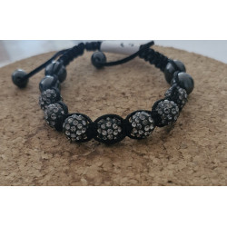 Bracelet strass réglable