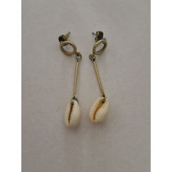 Boucles d'oreilles coquillage