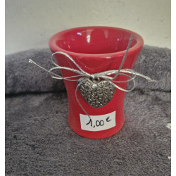 Mini cache pot cœur